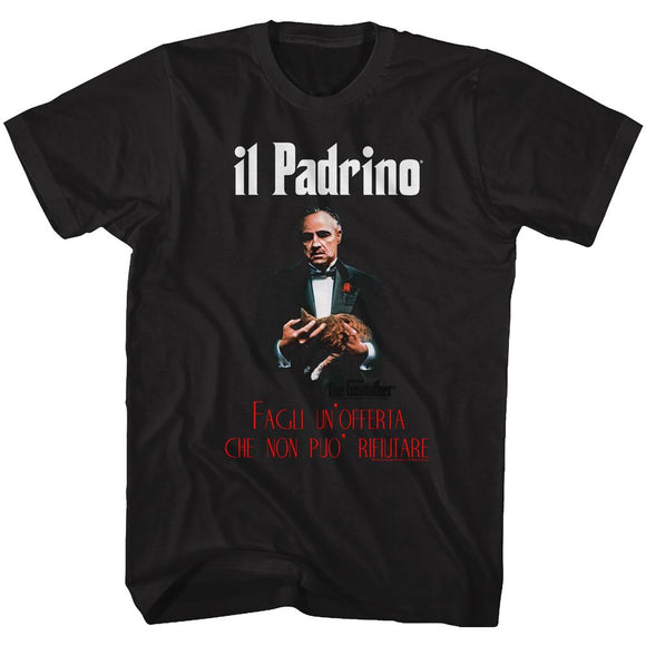 Godfather-Poster-Black Adult S/S T-Shirt - Black