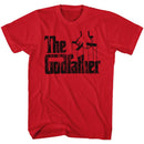Godfather-Logo Black-Red Adult S/S T-Shirt - Red