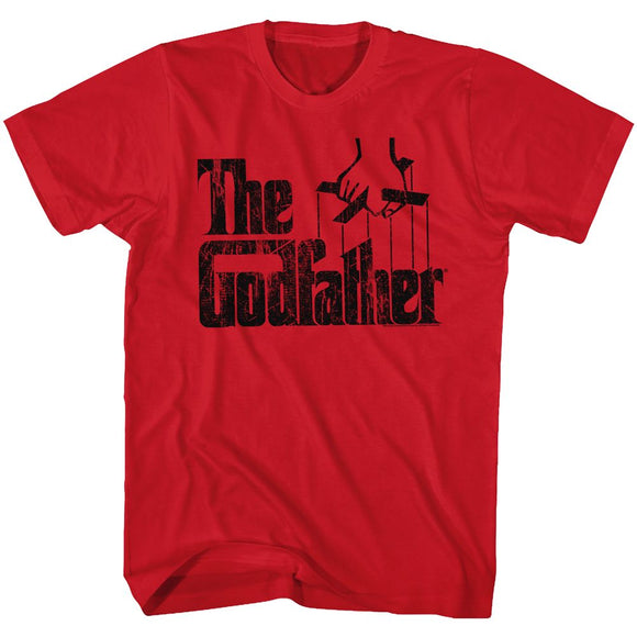 Godfather-Logo Black-Red Adult S/S T-Shirt - Red