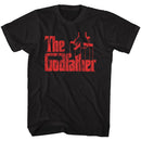 Godfather-Logo Red-Black Adult S/S T-Shirt - Black