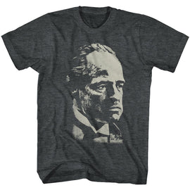 Godfather-Wagon-Black Heather Adult S/S T-Shirt - Black Heather