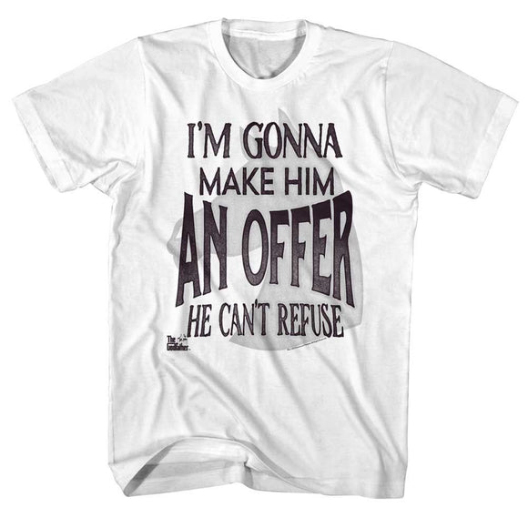 Godfather-Swirleh-White Adult S/S T-Shirt - White