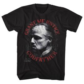 Godfather-Justice-Black Adult S/S T-Shirt - Black