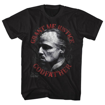 Godfather-Justice-Black Adult S/S T-Shirt - Black