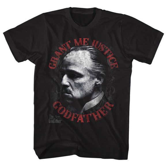 Godfather-Justice-Black Adult S/S T-Shirt - Black