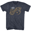 Godfather-Take The Cannoli-Navy Heather Adult S/S T-Shirt - Navy Heather