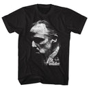 Godfather-City Profile-Black Adult S/S T-Shirt - Black