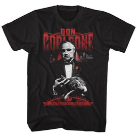 Godfather-El Don-Black Adult S/S T-Shirt - Black