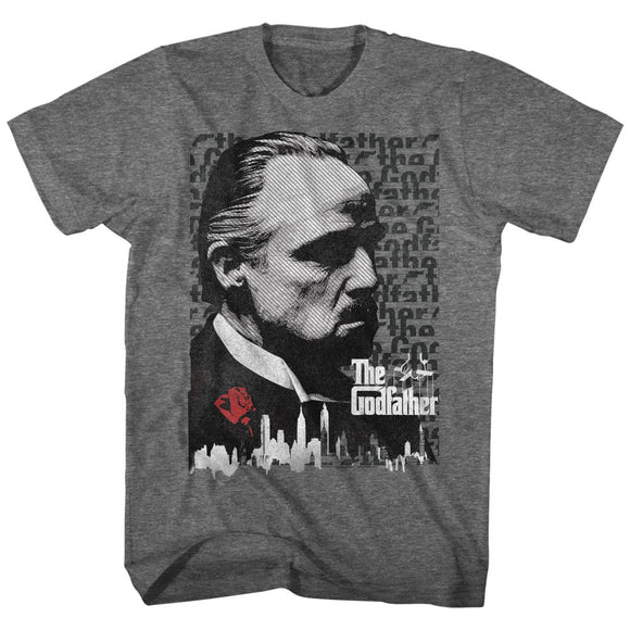 Godfather-Godfather-Graphite Heather Adult S/S T-Shirt - Graphite Heather