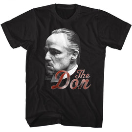 Godfather-Cant Refuse The Don-Black Adult S/S T-Shirt - Black