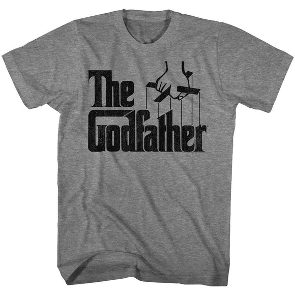 Godfather-Don Corleone-Graphite Heather Adult S/S T-Shirt - Graphite Heather