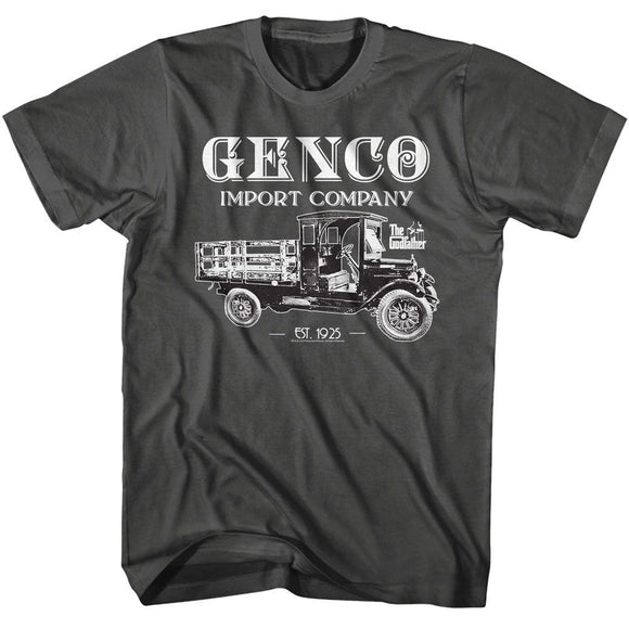 Godfather-Godfather Genco Import Truck-Smoke Adult S/S T-Shirt - Smoke