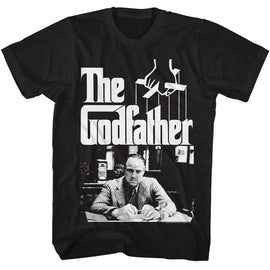 Godfather-Godfather-Black Adult S/S T-Shirt - Black
