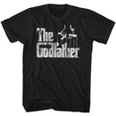 Godfather-Distress Copy-Black Adult S/S T-Shirt - Black