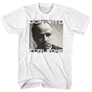 Godfather-Don Vito-White Adult S/S T-Shirt - White