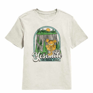 Garfield Yosemite Climb Natural Youth T-Shirt