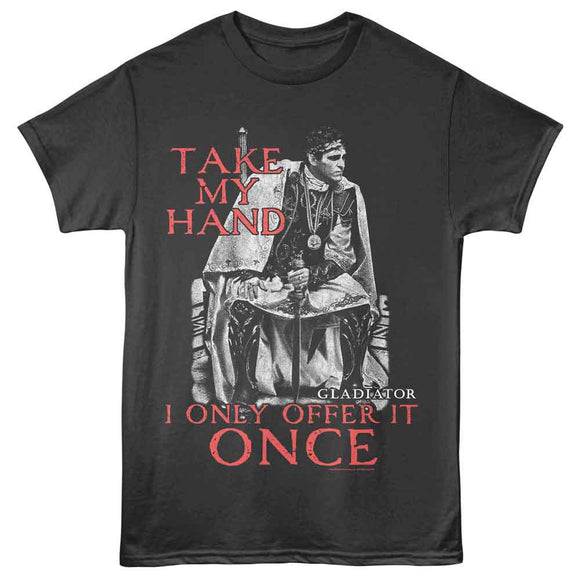 Gladiator-Gladiator Take My Hand-Smoke Adult S/S T-Shirt - Smoke