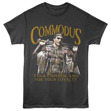Gladiator-Gladiator Your Emperor Asks-Smoke Adult S/S T-Shirt - Smoke