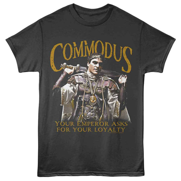 Gladiator-Gladiator Your Emperor Asks-Smoke Adult S/S T-Shirt - Smoke