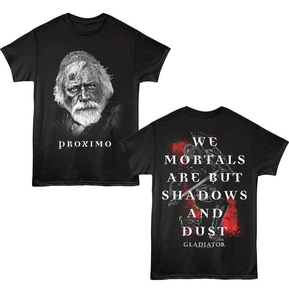 Gladiator-Gladiator Dust And Shadows-Black Adult S/S T-Shirt ***F&B***-S - Black
