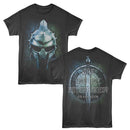 Gladiator-Gladiator Helmet F B-Smoke Adult S/S T-Shirt ***F&B*** - Smoke