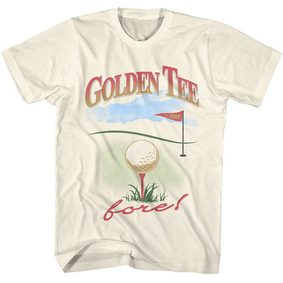 Golden Tee-Golden Tee Fore-Natural Adult S/S T-Shirt - Natural