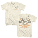Golden Tee-Golden Tee Golf Cartoon Man F B-Natural Adult S/S T-Shirt ***F&B***-S - Natural