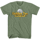 Golden Tee-Golden Tee Logo-Military Green Heather Adult S/S T-Shirt - Military Green Heather