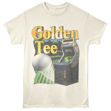 Golden Cabinet And Logo Natural Adult T-Shirt