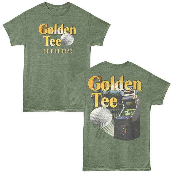 Golden Tee F B Military Green Heather Adult T-Shirt