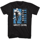 Guilty Gear-Guilty Gear Blocked Out Ky-Black Adult S/S T-Shirt - Black