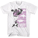 Guilty Gear-Guilty Gear May With Sea Friends-White Adult S/S T-Shirt - White
