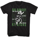 Guilty Gear-Guilty Gear Sol Badguy And Ky Kiske-Black Adult S/S T-Shirt - Black