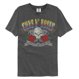 Guns N Roses-Gnr Afd Pistols And Skull-Pepper Comfort Color Adult S/S T-Shirt - Pepper