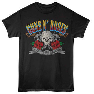 Guns N Roses Gnr Afd Pistols And Skull Adult T-Shirts