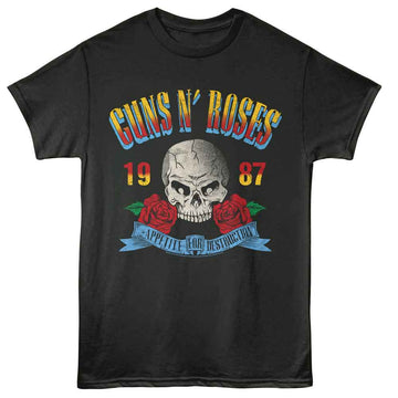 Guns N Roses-Gnr Afd 87-Smoke Adult S/S T-Shirt - Smoke