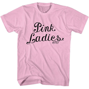 Grease-Grease P Ladies-Light Pink Adult S/S T-Shirt - Light Pink