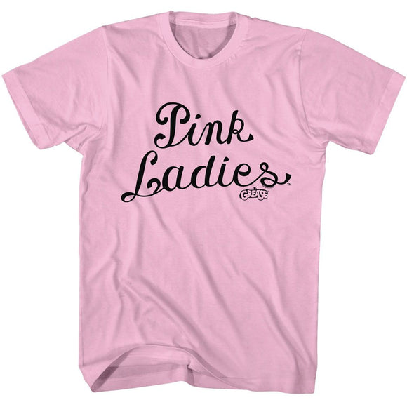 Grease-Grease P Ladies-Light Pink Adult S/S T-Shirt - Light Pink