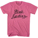 Grease-Grease P Ladies-Retro Pink Heather Adult S/S T-Shirt - Retro Pink Heather