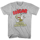 Hagar The Horrible-Beer Hunter-Gray Heather Adult S/S T-Shirt - Gray Heather