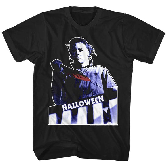 Halloween-Top Floor-Black Adult S/S T-Shirt - Black