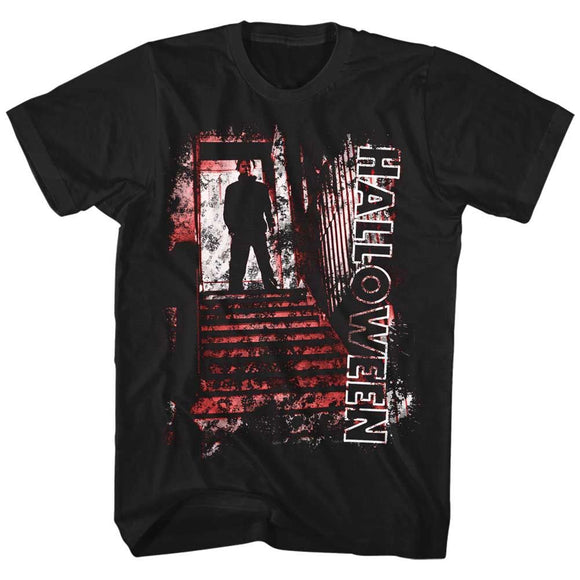 Halloween-Stair Top-Black Adult S/S T-Shirt - Black