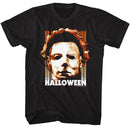 Halloween-Halloween Multiple Logos-Black Adult S/S T-Shirt - Black