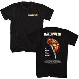 Halloween-Halloween Poster Chest Hit-Black Adult S/S T-Shirt ***F&B*** - Black