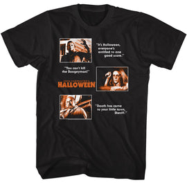 Halloween-Halloween Multi 2-Black Adult S/S T-Shirt - Black