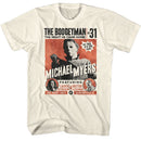 Halloween-Halloween Poster Style-Natural Adult S/S T-Shirt - Natural