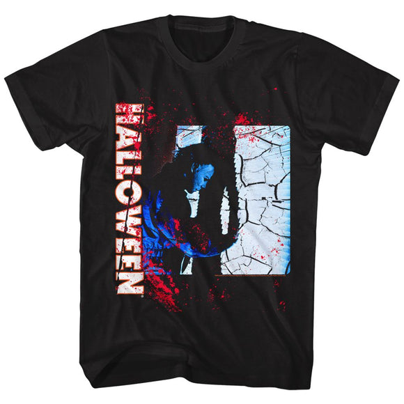 Halloween-Closet Doors-Black Adult S/S T-Shirt - Black