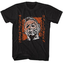 Halloween-Halloween Spooky Myers-Black Adult S/S T-Shirt - Black