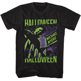 Halloween-Halloween Mm 2C-Black Adult S/S T-Shirt - Black
