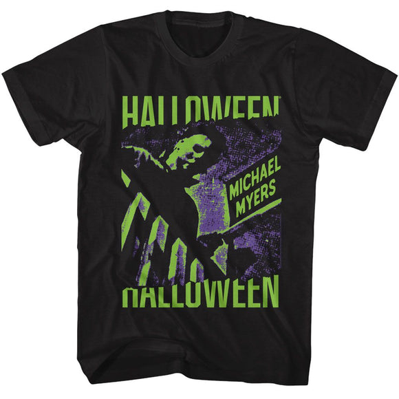 Halloween-Halloween Mm 2C-Black Adult S/S T-Shirt - Black